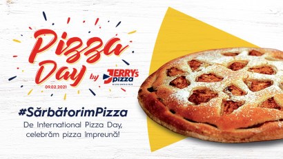 Jerry&rsquo;s Pizza și ontheroof continuă tradiția: celebrarea pizzei chiar de ziua ei prin campania #SărbătorimPizza