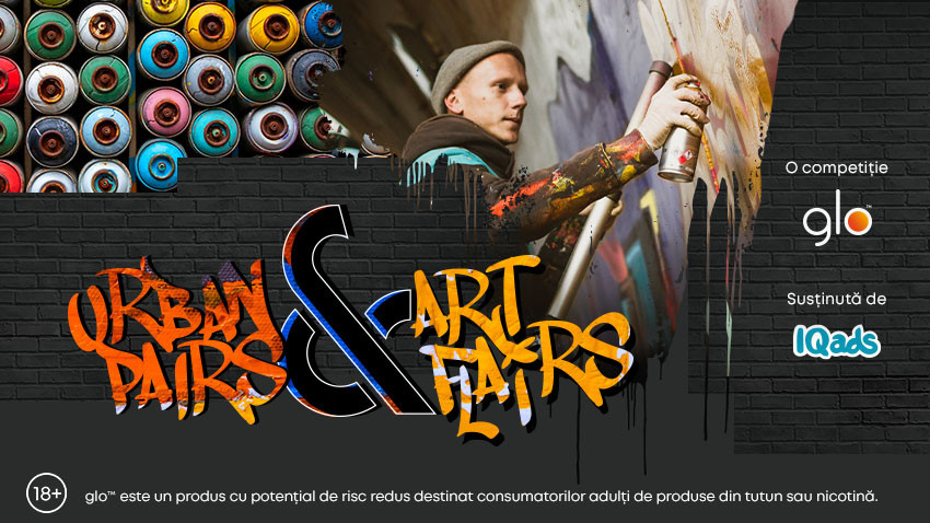 Artiștii viitorului sunt doriți la glo Urban Pairs & Art Flairs