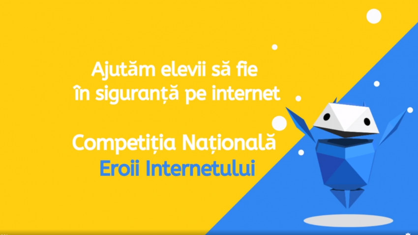 Competiția Națională Eroii Internetului: Elevii învață cum pot fi în siguranță pe internet