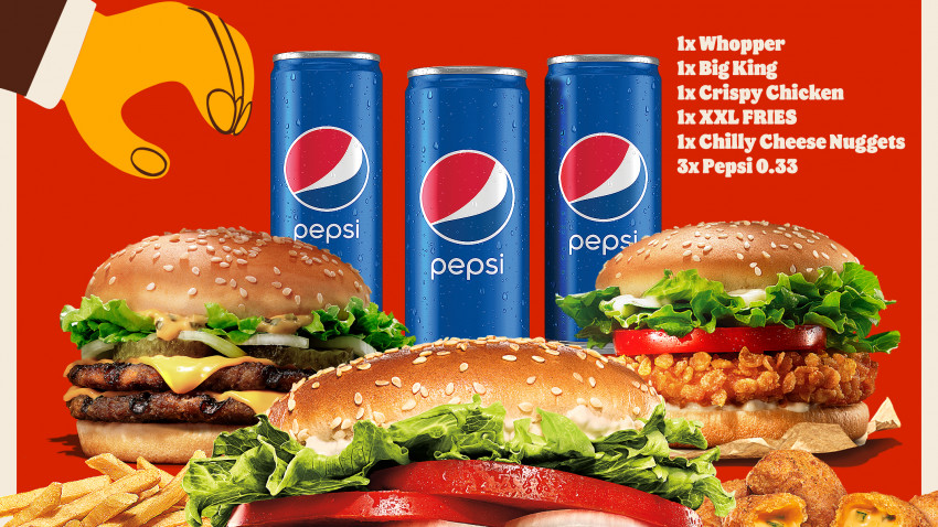 O nouă ofertă lansată de Burger King. Meniul Family – oferta pentru toată familia, disponibilă exclusiv la delivery