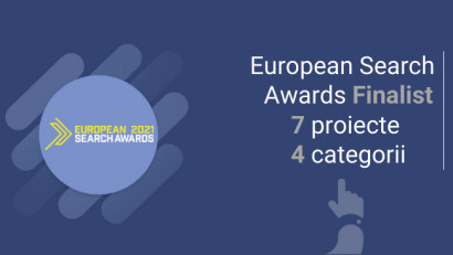 Echipa WebDigital - finalista la European Search Awards 2021 cu 7 proiecte la 4 categorii