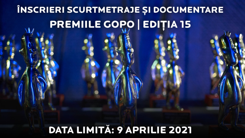 Premiile Gopo 2021: apel de înscrieri pentru categoriile de documentar și scurtmetraj