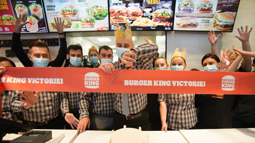 AmRest deschide în Piața Victoriei cel de-al șaptelea restaurant Burger King din București