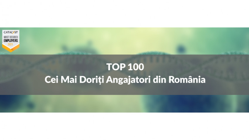 Top 100 Cei Mai Doriți Angajatori din România în 2021 stabiliți de peste 14.000 de respondenți