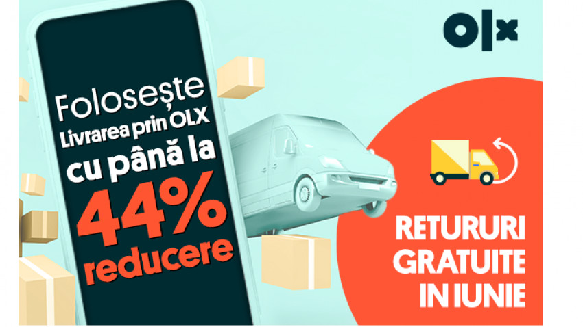 OLX România crește gradul de siguranță al tranzacțiilor și lansează un nou flux al serviciului de Livrare prin OLX