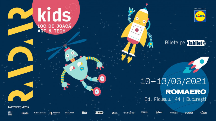 RADAR Kids 2021, loc de joacă art & tech special creat pentru cei mici
