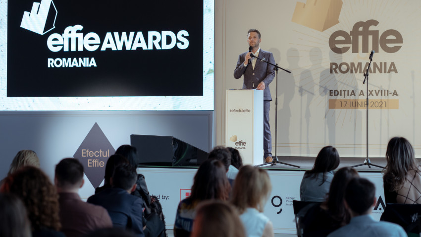 57 de premii au fost acordate la Gala de Premiere Effie 2021. Grand Effie: The Online Park – Telekom România şi Leo Burnett