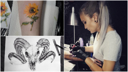 [Arta pielii] Lavinia Azot: Primul meu tatuaj a fost o randunica pe omoplatul stang facut la 14 ani, binenteles fara ca parintii mei sa stie despre asta.