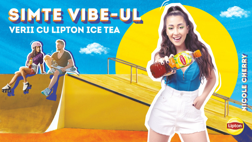 Lipton Ice Tea și Nicole Cherry te invită la un uplift al distracției prin campania "Simte vibe-ul verii cu Lipton Ice Tea"