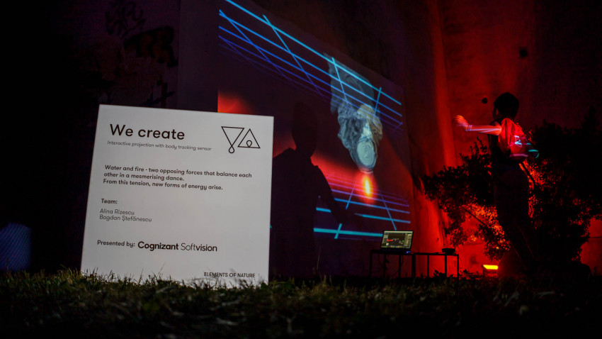 One Night Gallery, expoziția de artă și tehnologie care a deschis Vila Șuțu pentru o seară cu instalații new media și proiecții