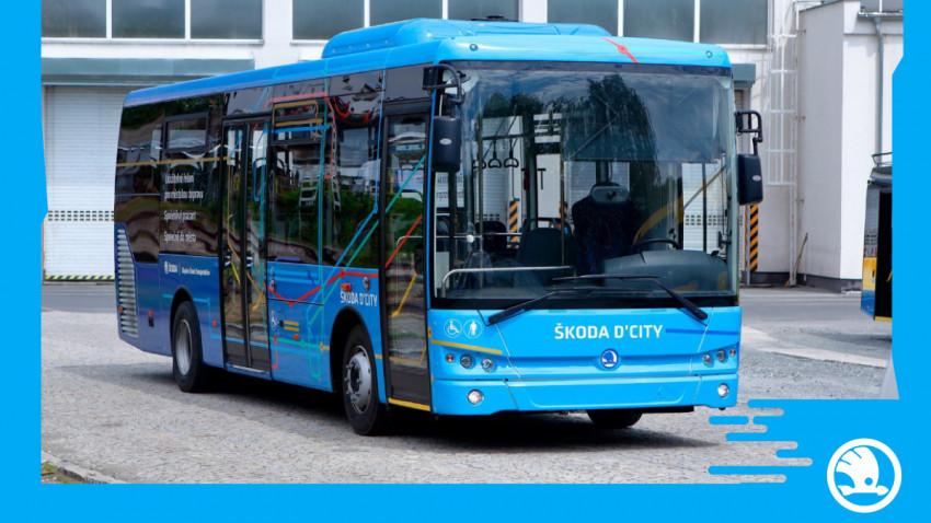 Škoda Transportation a prezentat noul autobuz diesel, Škoda D‘CITY