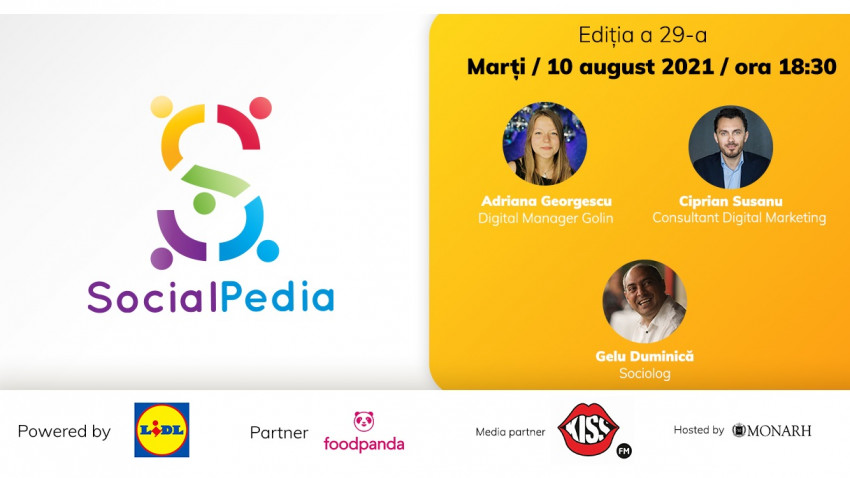 SocialPedia 29: Despre Social Media Strategy în 2021 cu Adriana Georgescu, Ciprian Susanu și Gelu Duminică