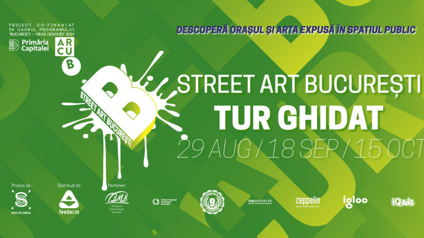 Înscrie-te în tururile ghidate Street Art București și descoperă arta urbană din oraș