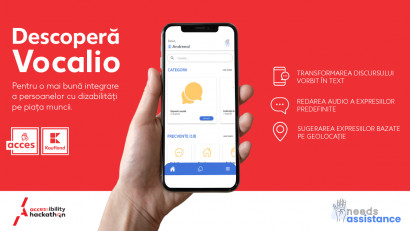 Kaufland prezintă Vocalio, aplicația care ajută persoanele cu deficiențe de vorbire și auz