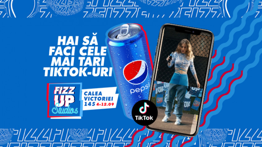 Pepsi FIZZ UP Studios aduce TikTok-ul în realitate și realitatea pe TikTok