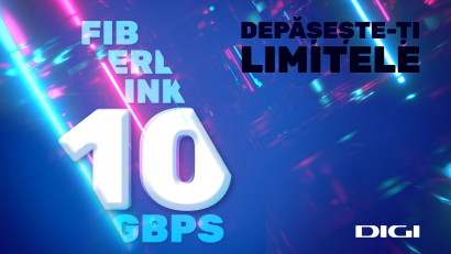 DIGI lansează internetul de 10 Gbps -&nbsp;Fiberlink 10 G, cel mai rapid internet din Rom&acirc;nia