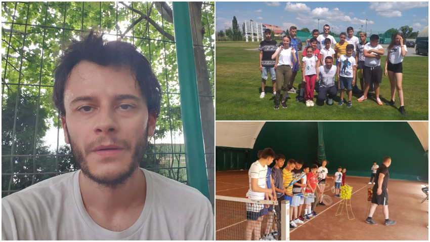 [Povești de bine] Codruț Baciu: Vrem să ducem programul în comunități mici, care au nevoie de ajutor să descopere sportul și tenisul în particular