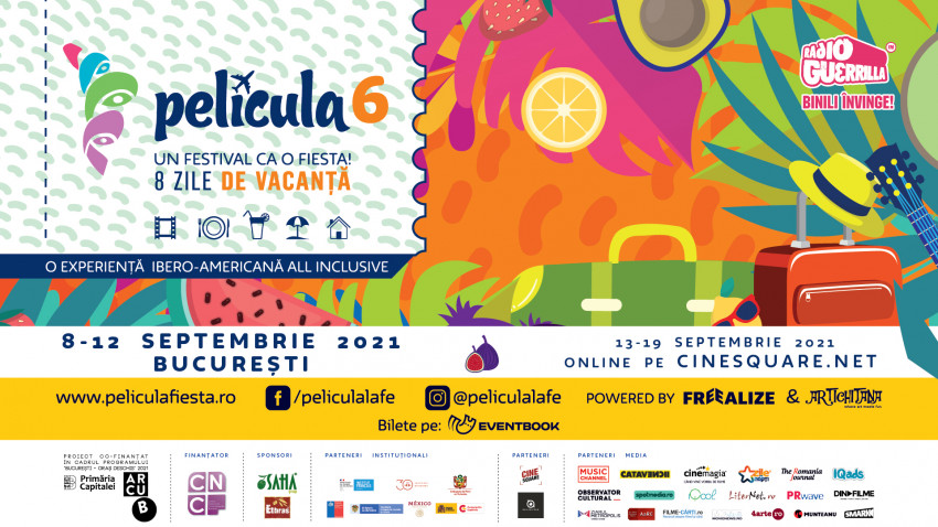 Azi începe Película #6 - o vacanță all inclusive în spațiul ibero-american - filme și evenimente până pe 12 septembrie în București 