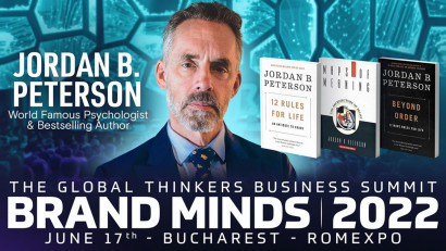Jordan B. Peterson is coming to Romania at BRAND MINDS!