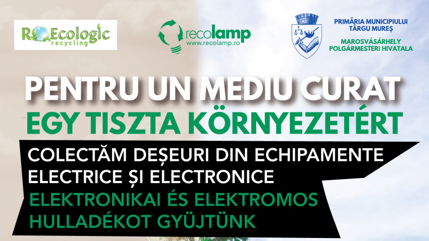 Recolamp pledează pentru un mediu curat la Târgu Mureș