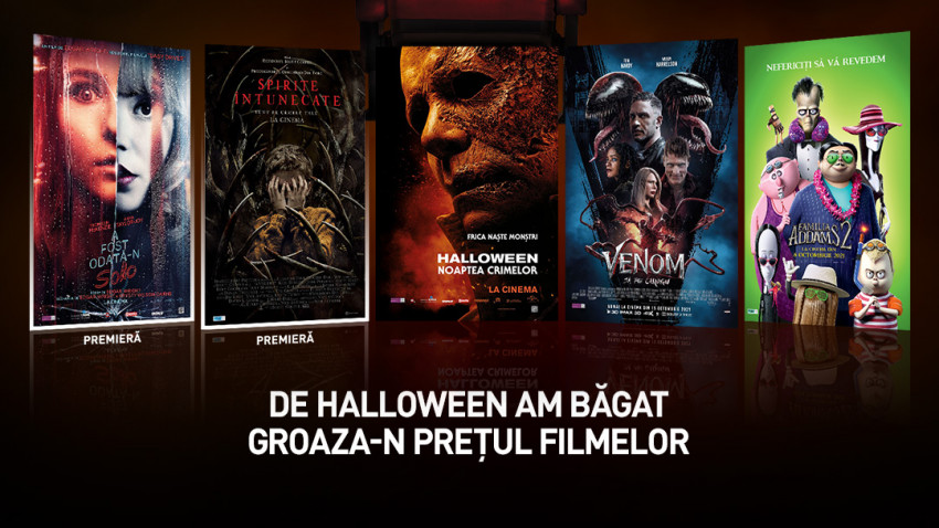 Curajos de Halloween? Cinema City a măcelarit prețurile la 5 filme noi de neratat pe Marile Ecrane