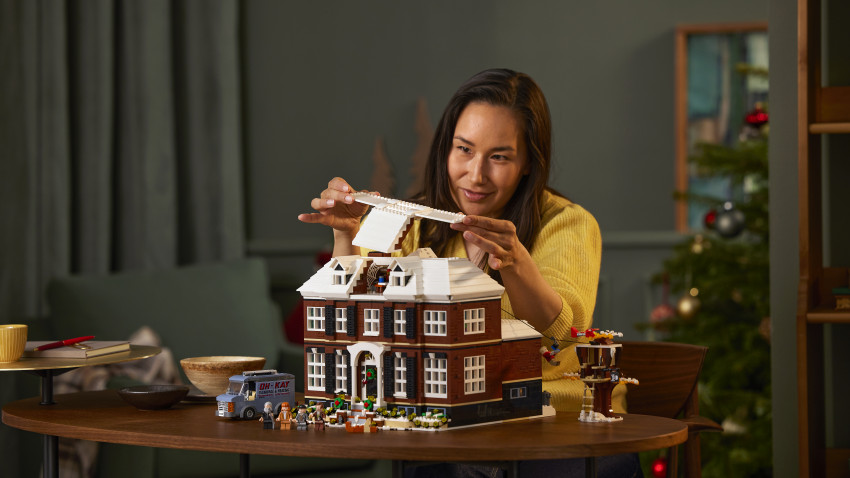 Casa din Singur acasă ia forma LEGO