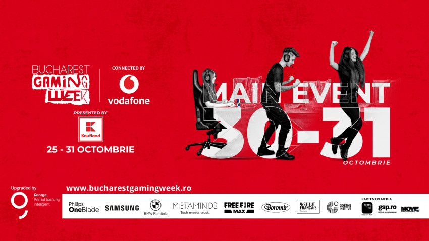 Începe Bucharest Gaming Week 2021, cel mai mare eveniment din România al jocurilor video
