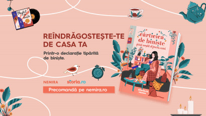 Storia.ro și editura Nemira lansează Cărticica de biniște, un ghid complet și aplicabil pentru fericirea de a fi acasă
