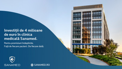 Clinica Medicală Sanamed București - o investiție de 4 milioane de euro.&nbsp;Pentru promisiuni &icirc;ndeplinite. Față de fiecare pacient. De fiecare dată