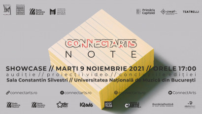 Proiectul &bdquo;ConnectArts &ndash; Note&rdquo; se &icirc;ncheie cu un Pop Up Showcase la Universitatea Națională de Muzică din București și o campanie de promovare derulată cu sprijinul Radio Rom&acirc;nia Muzical
