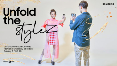 Unfold the styleZ - o colecție inspirată de noile telefoanele pliabile Galaxy Z Fold3 și Galaxy Z Flip3, &icirc;n colaborare cu Fashion Days