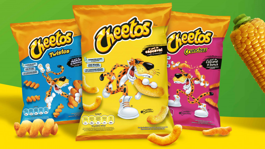 PepsiCo include cunoscutul brand Cheetos în portofoliul de produse din România