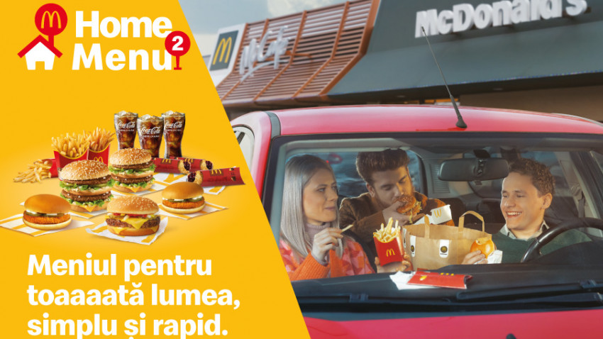 „Home Menu” le face viața mai ușoară fanilor McDonald’s, într-o campanie semnată DDB România