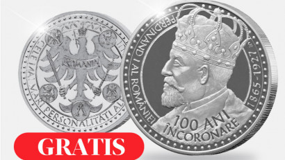 CASA DE MONEDE lansează medalia aniversară&nbsp;Regele Ferdinand I - 100 ani de la &icirc;ncoronare