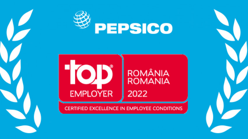 PepsiCo România obține pentru al nouălea an consecutiv certificarea internațională Top Employer