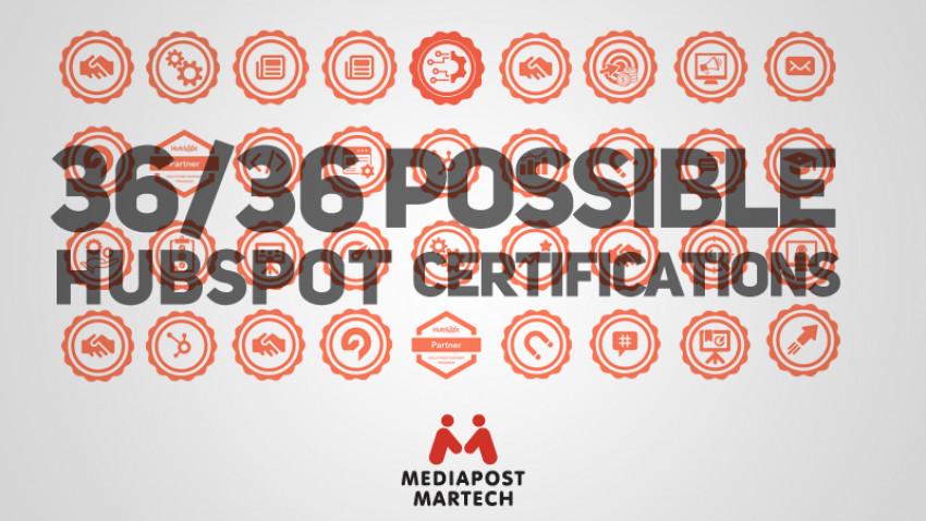 Mediapost Martech obține 36 de certificări HubSpot din 36 posibile