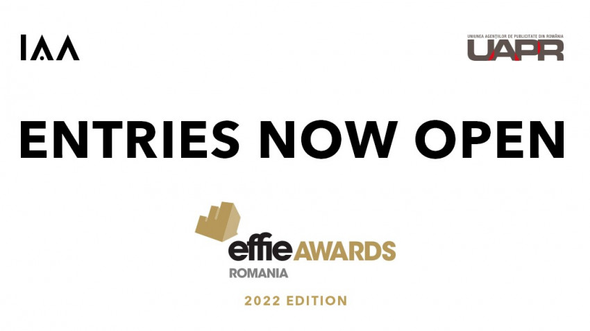 Start Call for Entries Romanian Effie Awards 2022. Înscrierile se fac online, până pe 13 aprilie