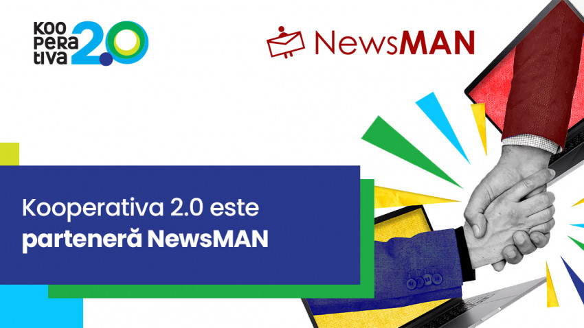 Kooperativa 2.0 anunță parteneriatul cu platforma de email marketing NewsMAN