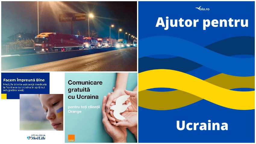 Ajutor pentru Ucraina. Cum s-au mobilizat companiile din România