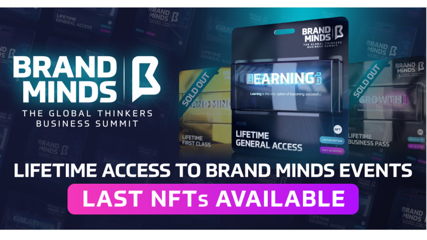 BRAND MINDS just launched its very first limited edition of 100 COLLECTIBLE NFTs
