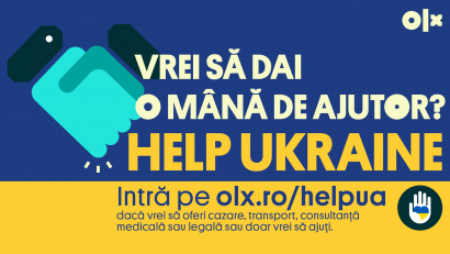 Ajutor Ucraina.&nbsp;OLX lansează o inițiativă urgentă de susținere a refugiaților ucraineni