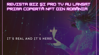 Revista Biz și PRO TV au lansat prima copertă NFT din Rom&acirc;nia