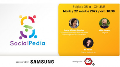 SocialPedia 35:&nbsp;Ce trebuie să știi despre Video Content &icirc;n 2022, cu Ioana M&acirc;rzac-Sigarteu, Millo Simulov și Eli Neicuț
