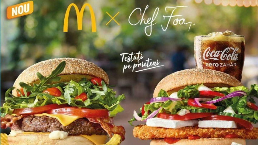Chef Foa își încântă prietenii cu noii burgeri gourmet de la McDonald’s, într-o campanie DDB România & Tribal Worldwide Romania