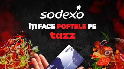 Tazz și Sodexo lansează o nouă metodă de plată - cardul de masă Gusto Pass poate fi folosit &icirc;n cea mai extinsă rețea de restaurante disponibile &icirc;n aplicația Tazz