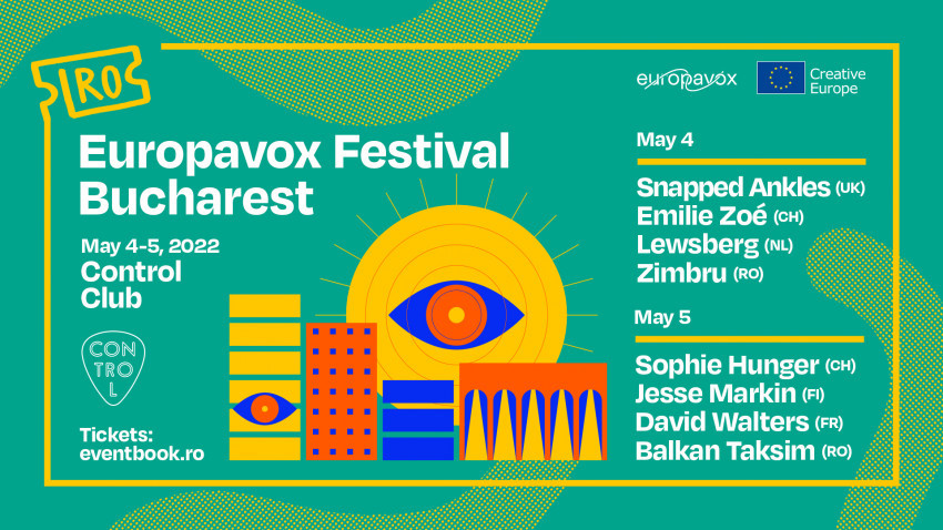 Începe Europavox Festival Bucharest: 4-5 mai, la Control Club