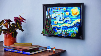 Tabloul emblematic de Vincent van Gogh reimaginat &icirc;n noul set LEGO Ideas Starry Night
