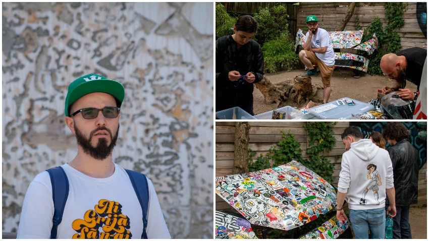 Vali Dobrin: Bucharest Stickerz Fest popularizeaza forme de arta stradală mai puțin cunoscute la noi. Creăm o expoziție neconvențională fără a stabili o perioadă de vizitare