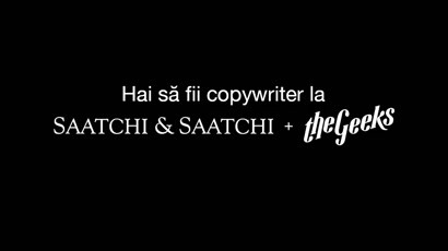 Copywriter @ Saatchi &amp; Saatchi + The Geeks