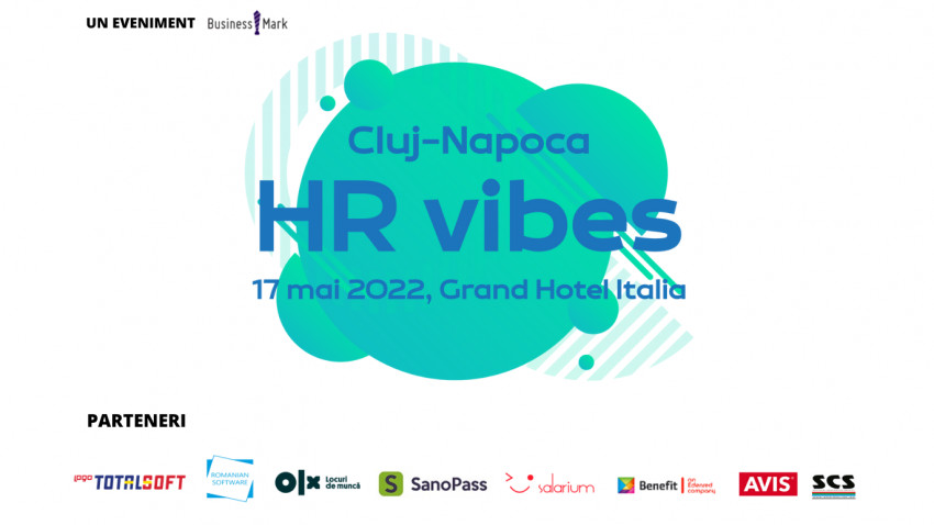 Evenimentele din seria „HR Vibes” ajung din nou în cele mai importante orașe din România. Prima oprire va fi la Cluj-Napoca, pe 17 mai 2022